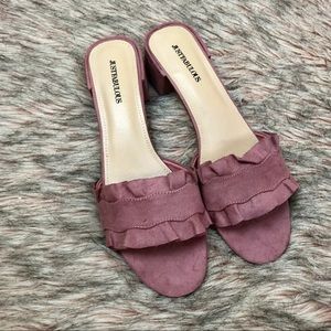 NEW Just Fab Women's Cryssa Mules